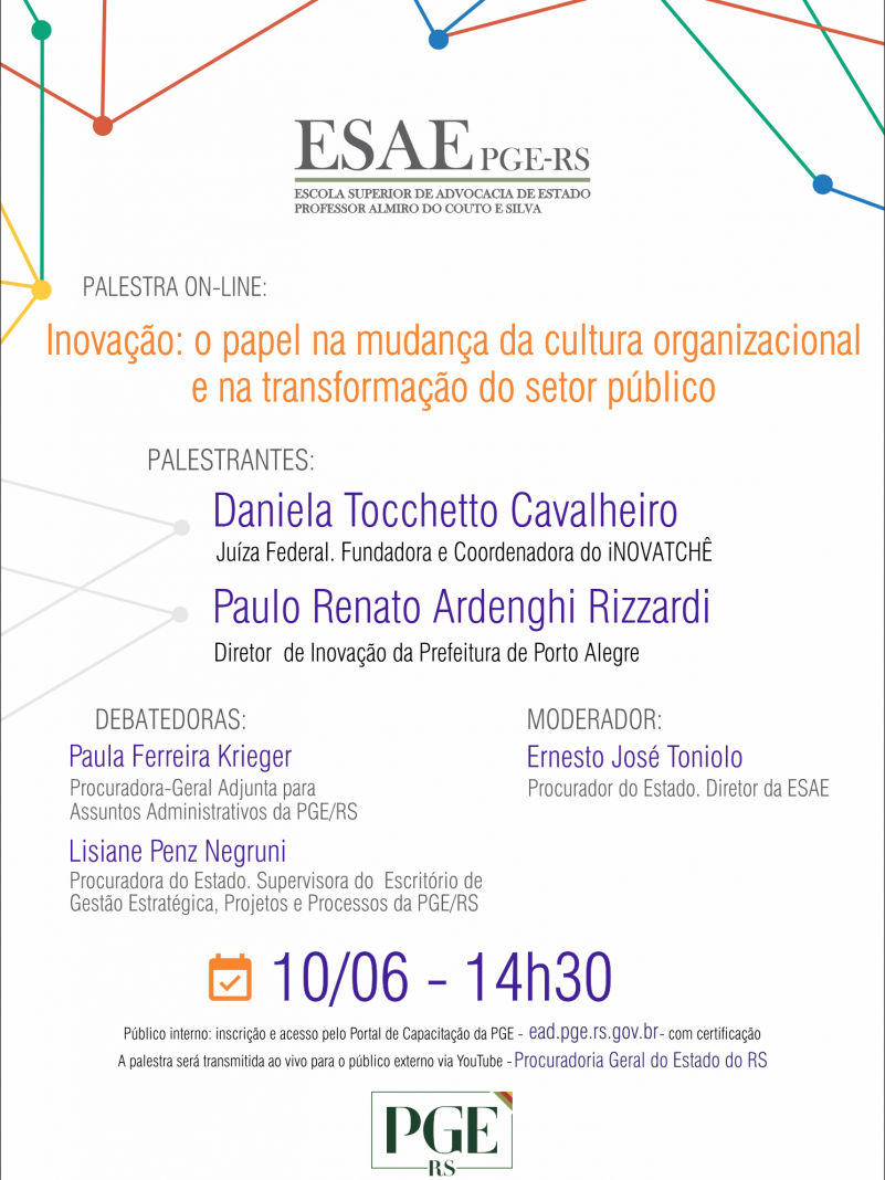 CARTAZ ESAE palestra inovação 10062020