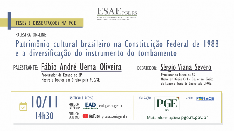 palestra Patrimônio cultural brasileiro