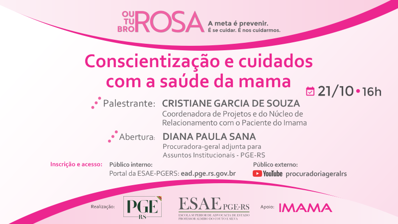 GAB ESAE 21 10 Outubro Rosa Palestra Imama SITE