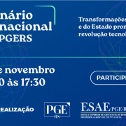 Seminário Internacional da ESAE PGERSEvento Internacional da ESAE PGERS   Banner ESAE